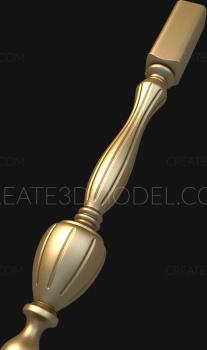 Balusters (BL_0014) 3D model for CNC machine